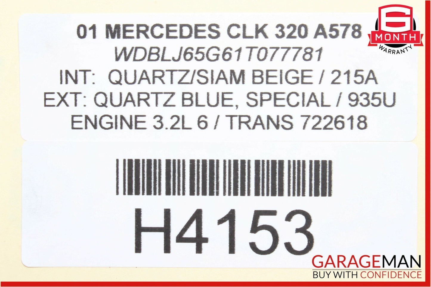 98-02 Mercedes E430 CLK320 CLK430 Hazard Light Door Lock Switch Control Panel
