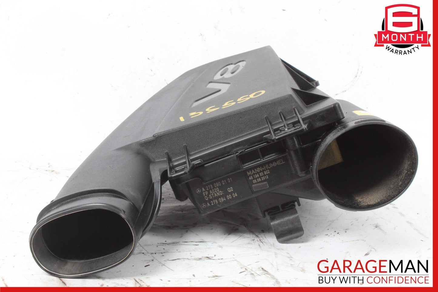 12-17 Mercedes CLS550 E550 S550 4.7L Left Side Air Intake Cleaner Box Assy