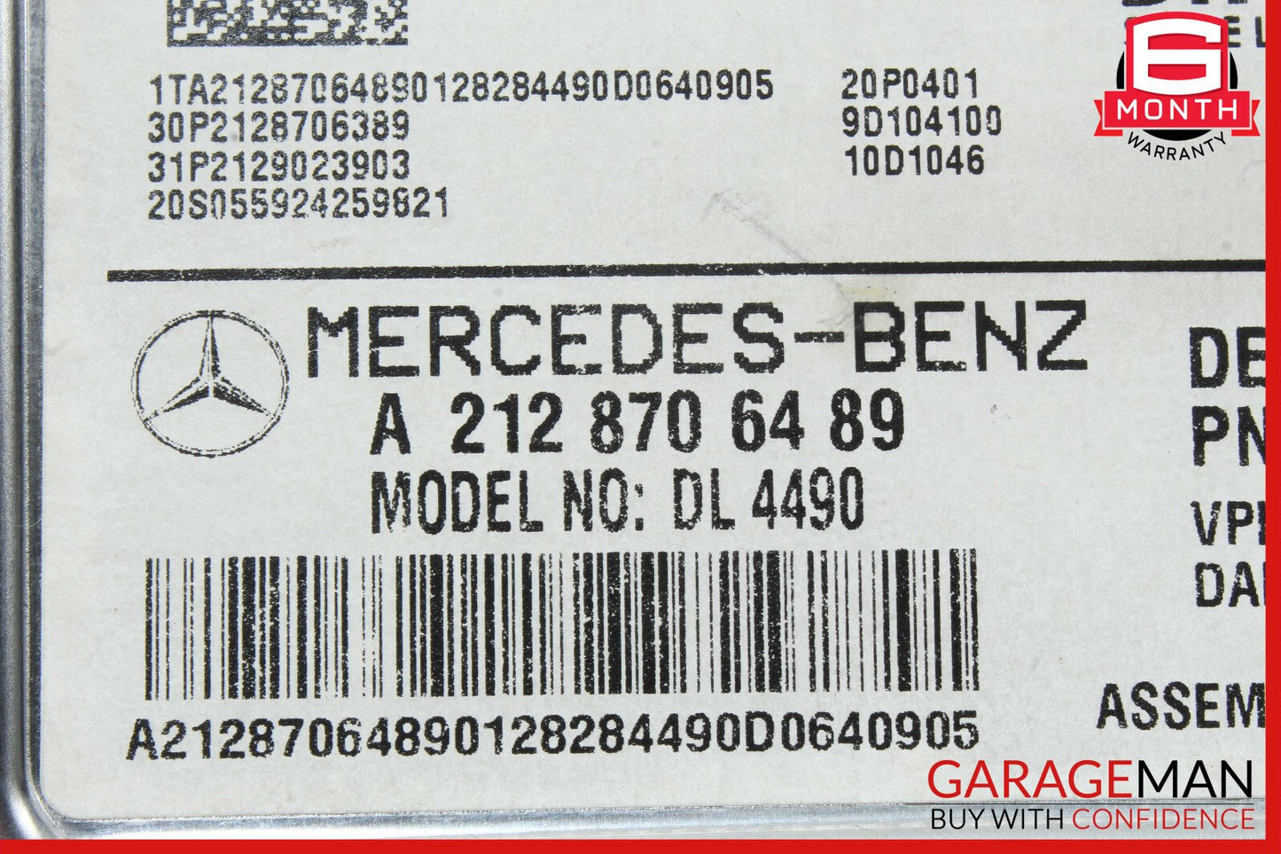 12-14 Mercedes W204 C250 CLS500 Sirius Satellite Radio Receiver Control Module