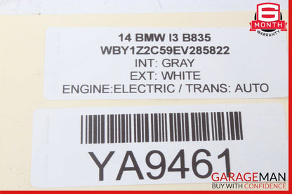 14-21 BMW i3 I01 Hybrid Front Left Side Windshield Wiper Motor 7359449 OEM