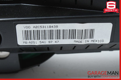 06-07 Mercedes W251 R350 R500 Speedometer Odometer Instrument Cluster Gauge OEM