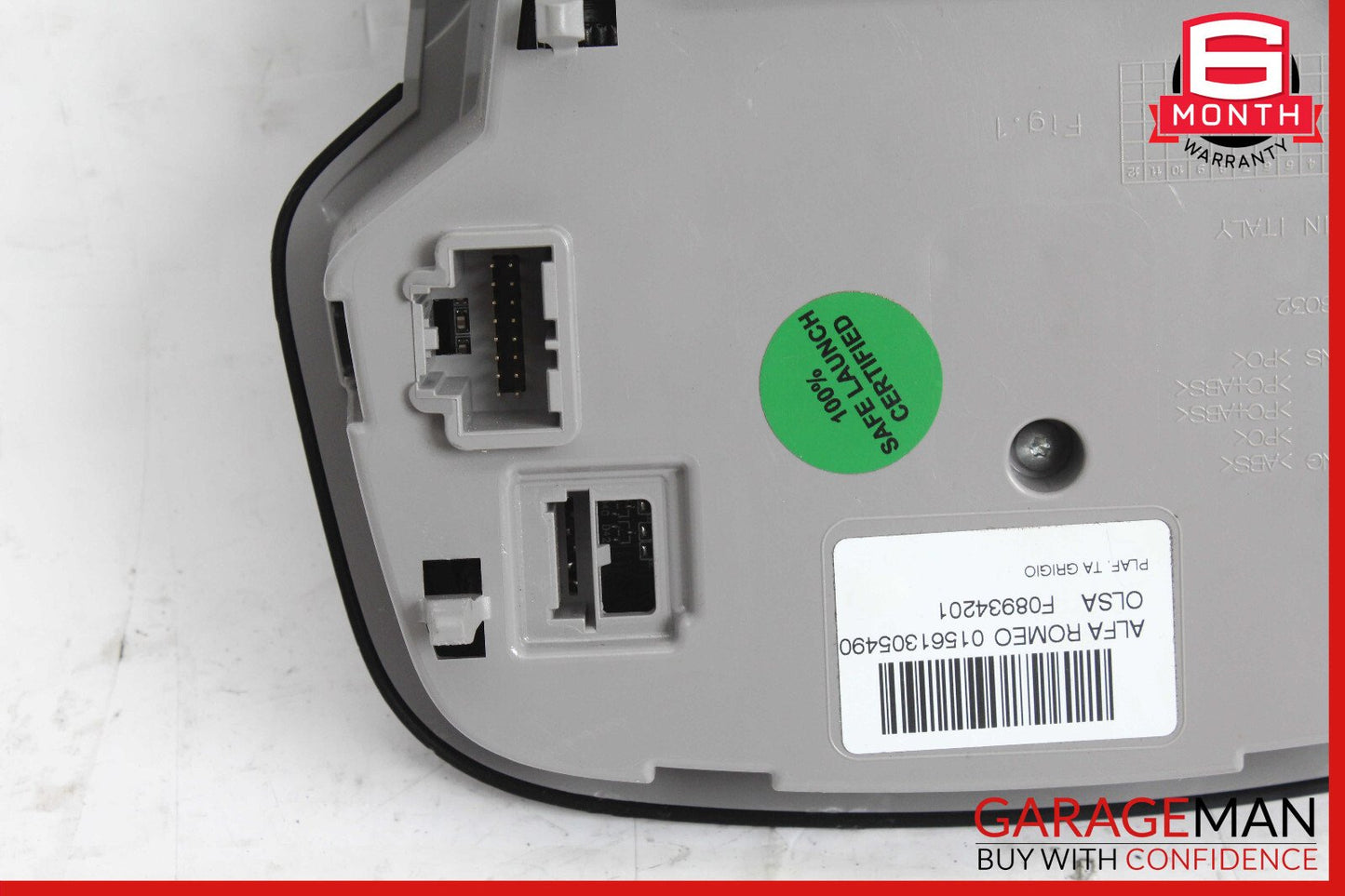 17-22 Alfa Romeo Stelvio Overhead Console Dome Light Lamp Switch OEM