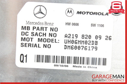 06-09 Mercedes W211 E350 Communication Control Module 2198200926 OEM