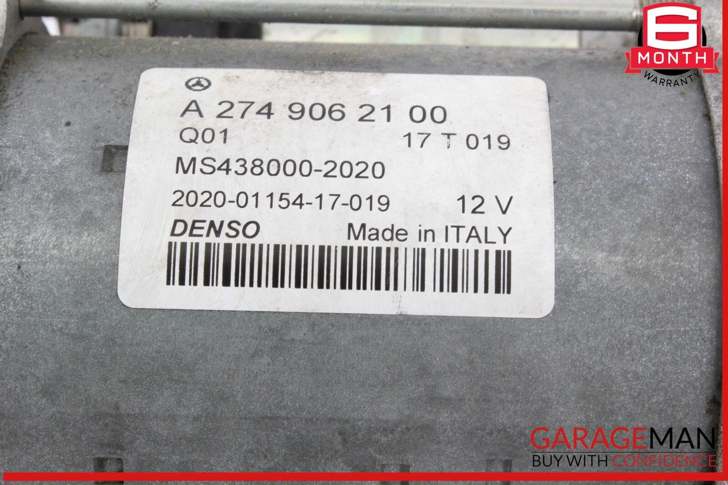 15-19 Mercedes W205 C300 GLC300 DENSO Engine Starter Motor 2749062100 OEM