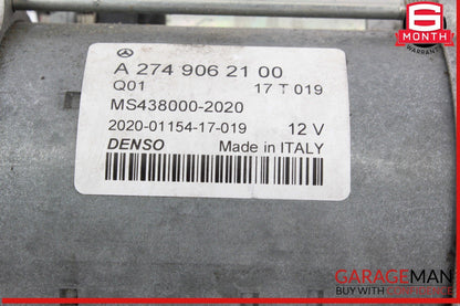 15-19 Mercedes W205 C300 GLC300 DENSO Engine Starter Motor 2749062100 OEM
