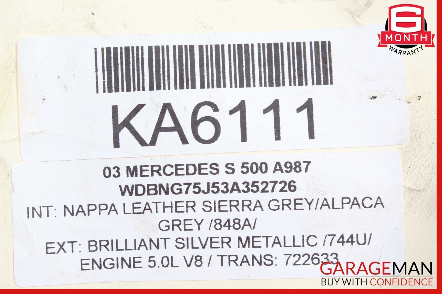03-06 Mercedes W220 S430 S500 Dash Dashboard Center Switch ESP Hazard Door Lock