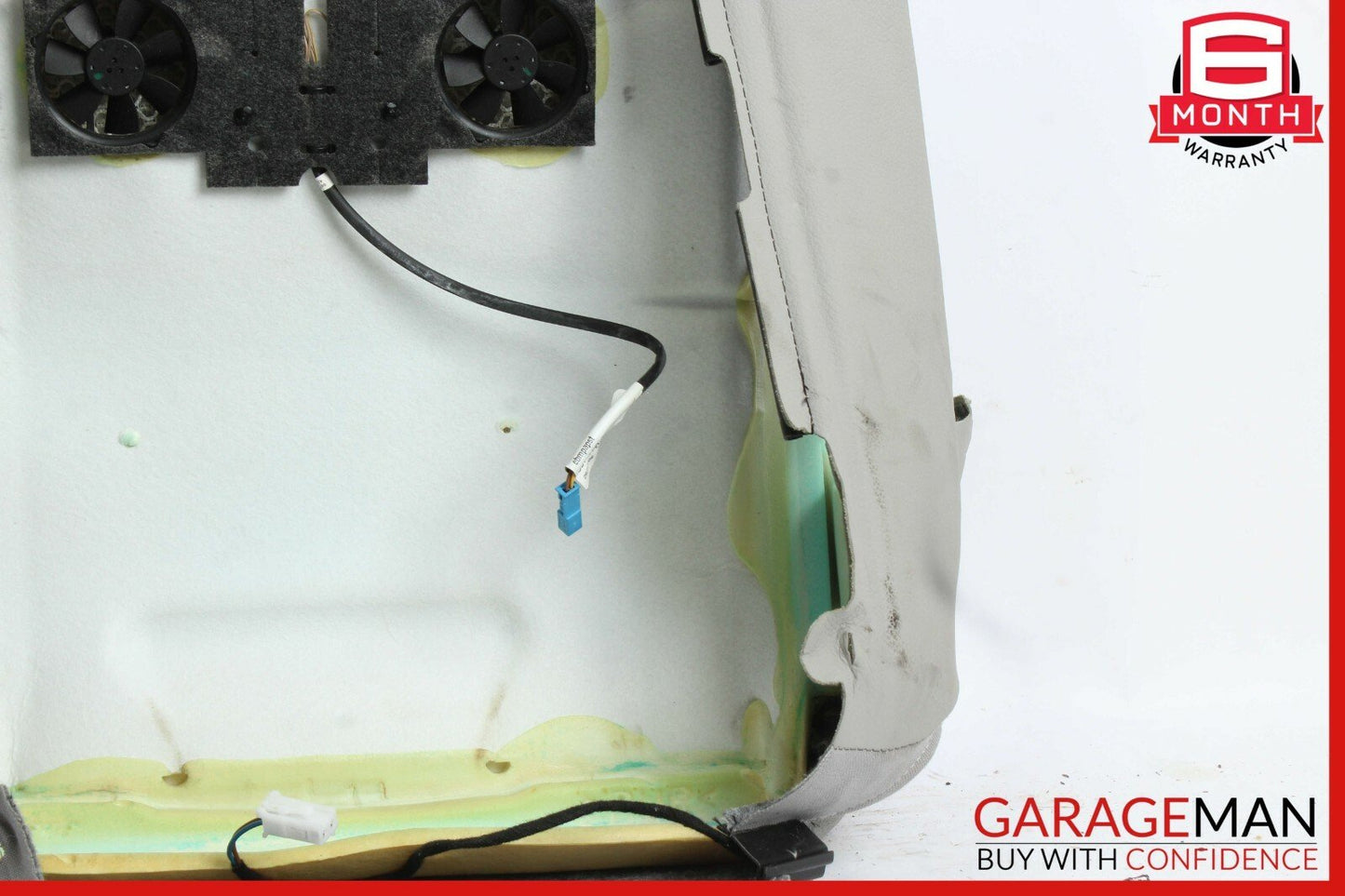 10-16 Mercedes W212 E500 E400 Front Right Top Upper Seat Cushion Grey OEM