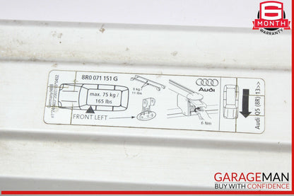 09-17 Audi Q5 Roof Rack Rails Cross Bars Set of 2 Pc OEM