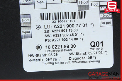 10-13 Mercedes W221 S550 S63 AMG Rear Right Door Control Module OEM