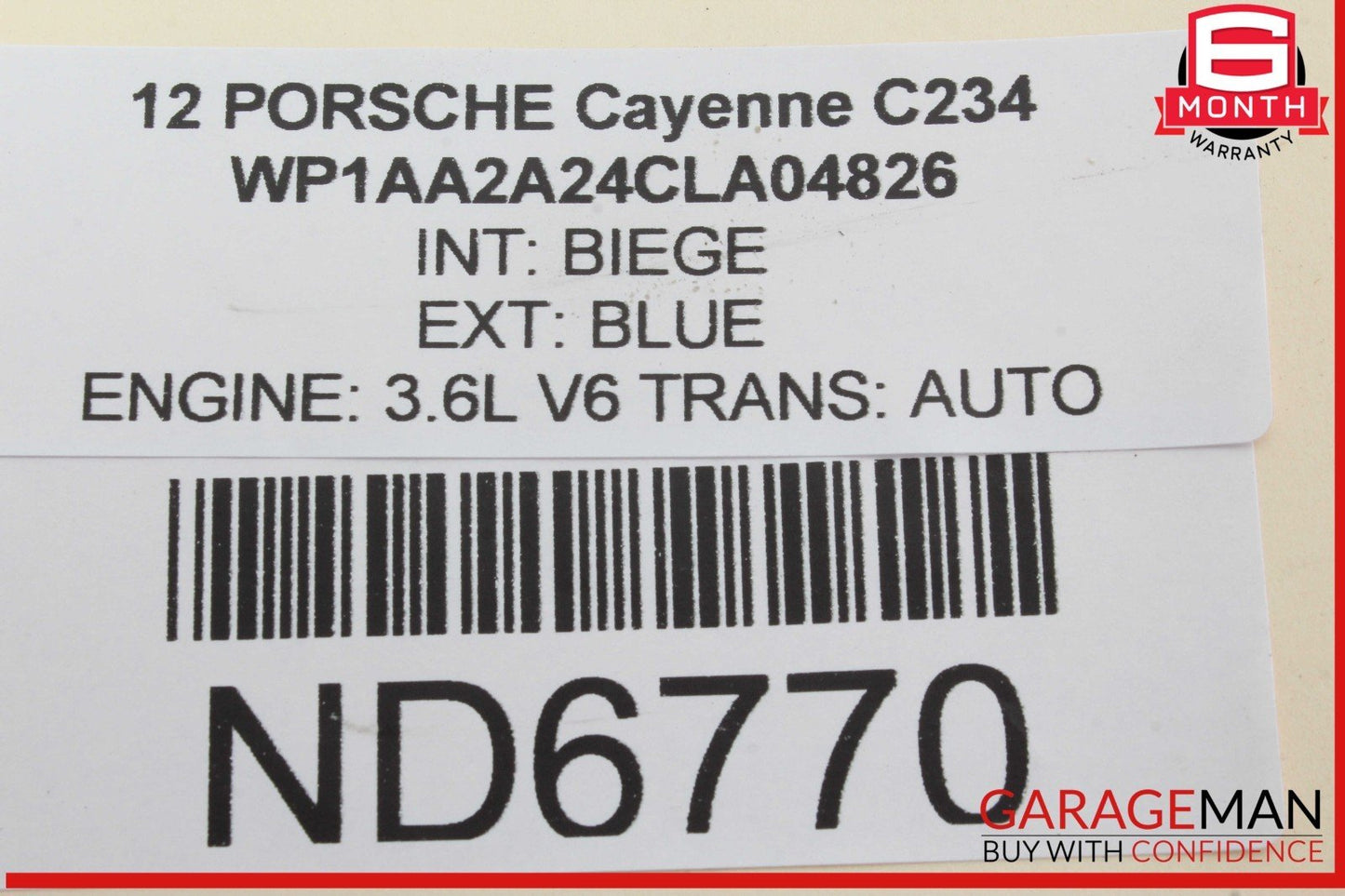 11-17 Porsche Cayenne 958 Rear Right or Left Side Door Control Module OEM