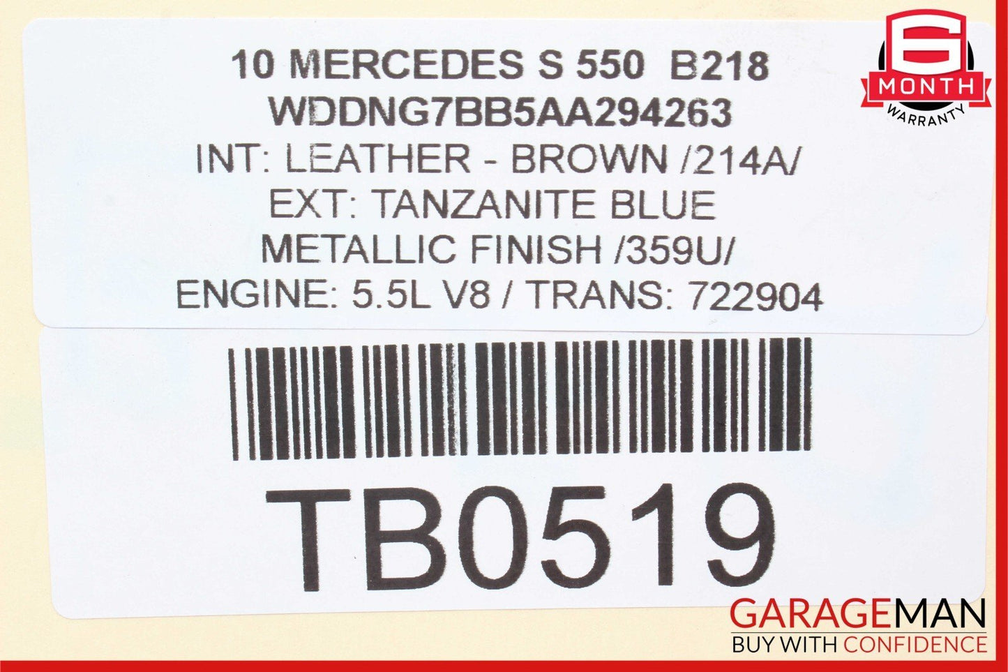 07-14 Mercedes W221 S550 CL550 Air Suspension Supply Valve Block Module OEM