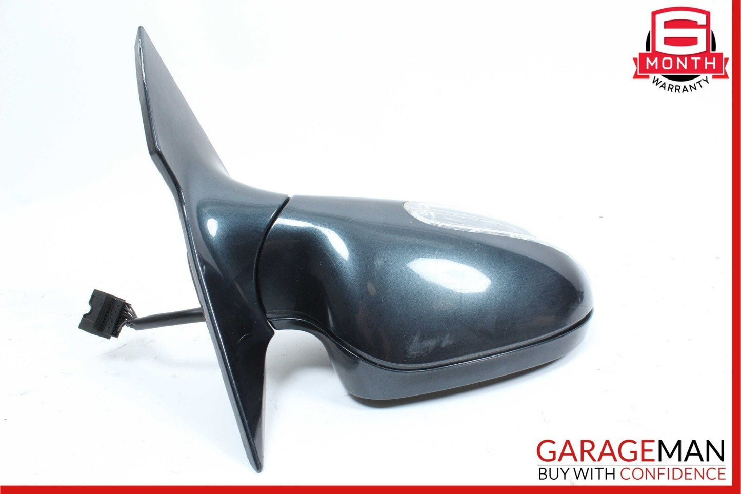 03-09 Mercedes W209 CLK55 AMG Front Right Side Mirror Door Rear View Green Black