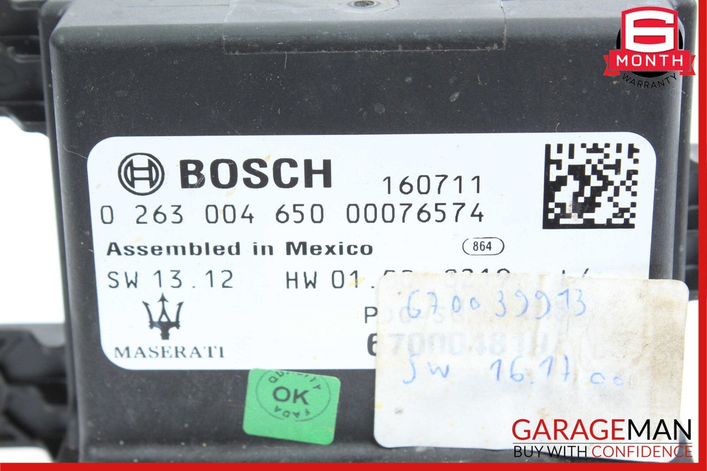 14-17 Maserati Ghibli Park Parking Assist Sensor PDC Control Module Unit OEM