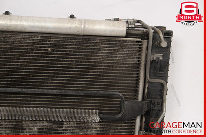 04-11 Mercedes W211 E320 Radiator AC A/C Condenser Transmission Cooling Assy