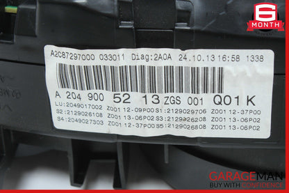 12-14 Mercedes C300 C250 Speedometer Odometer Instrument Cluster Gauge Assembly