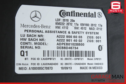12-20 Mercedes W204 C250 E550 SL400 GLA250 Communication Control Module Unit OEM