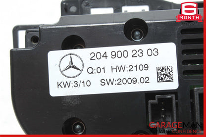 08-11 Mercedes W204 C300 C350 A/C Heater Climate Temperature Switch Controller