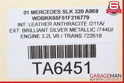 97-04 Mercedes R170 SLK320 Front Left Side Convertible Roof Top Lock Latch OEM