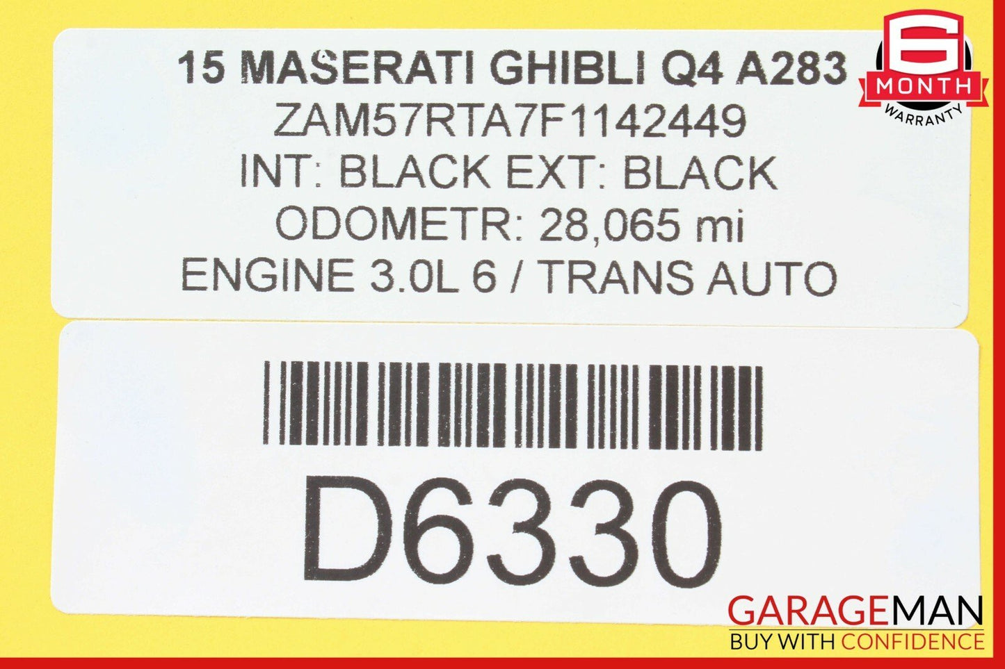 14-17 Maserati Ghibli Rear Right Side Lower Forward Wishbone Control Arm OEM