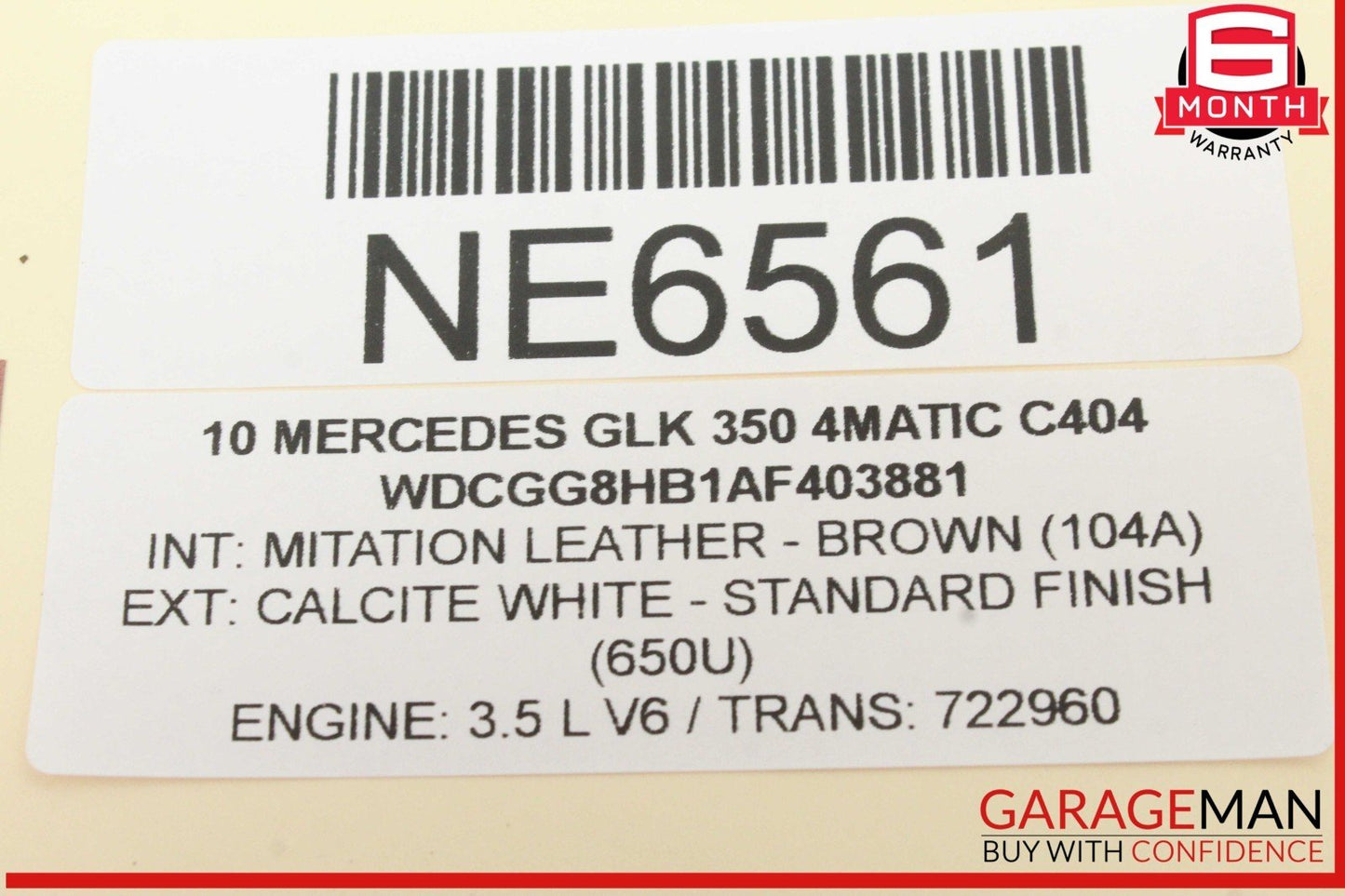 08-14 Mercedes X204 GLK350 4MATIC Rear Left Side Door Control Module Unit OEM