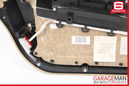 07-09 Mercedes W211 E350 Front Right Side Interior Door Trim Cover Panel Brown