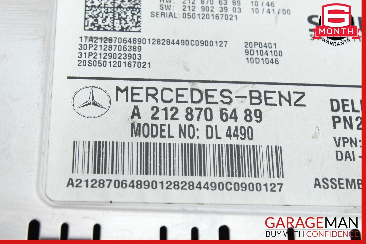 10-17 Mercedes W204 C300 CLS550 Sirius Satellite Radio Receiver 2128705689 OEM