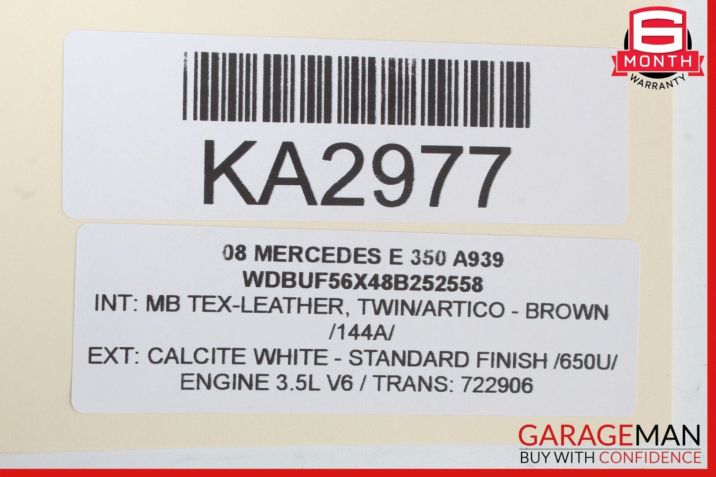 07-09 Mercedes W211 E350 Rear Right Side Door Audio Sound Speakers OEM