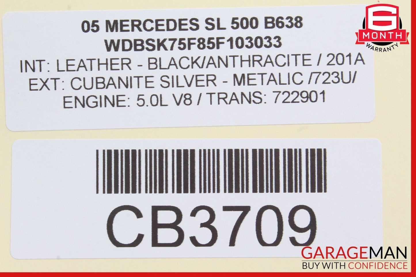 03-12 Mercedes R230 SL500 Front Left SAM Fuse Box Control Module OEM