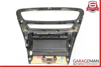 07-14 Mercedes W216 CL550 Center Console Comand Unit Radio Trim Bezel Dark Wood