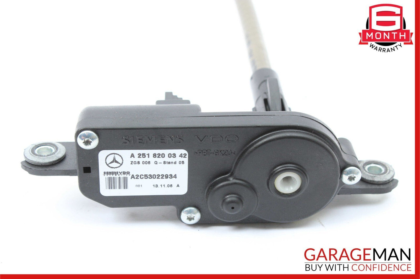 06-13 Mercedes X164 GL450 R550 Rear Left Side Quarter Glass Window Motor OEM