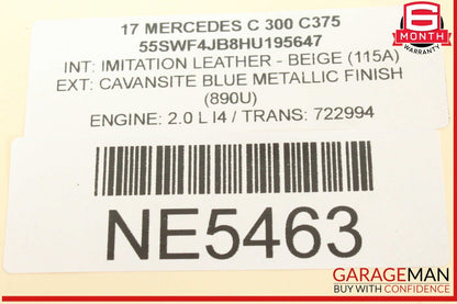 15-20 Mercedes W205 C300 Rear Left or Rear Right Side Lower Control Arm OEM