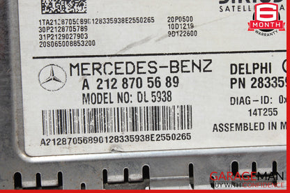 Mercedes W212 E350 GLK350 CLS550 Sirius Satellite Radio Receiver 2128706489 OEM
