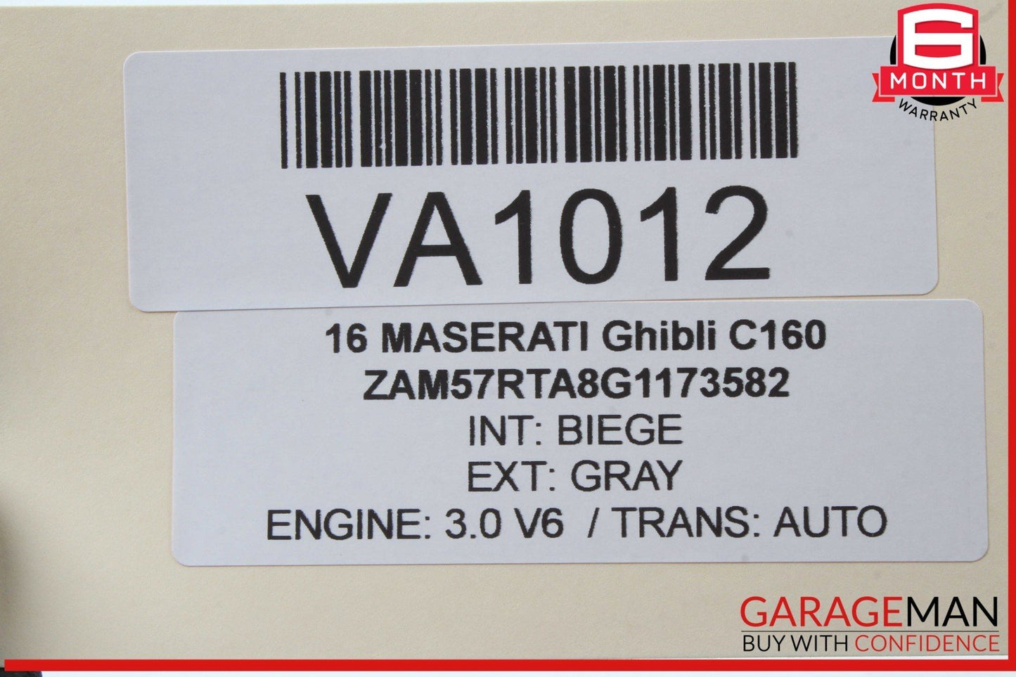 14-20 Maserati Ghibli Front Right Side Seat Control Module Unit OEM