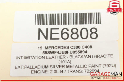 15-20 Mercedes W205 C300 GLC350e Front Right Side Door Lock Latch Actuator OEM