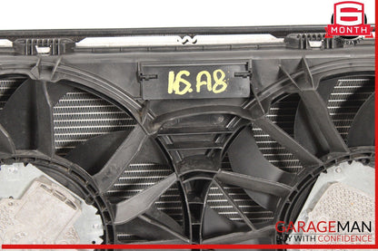 12-18 Audi A8 A7 Engine Cooling Radiator w/ Fan Assembly OEM