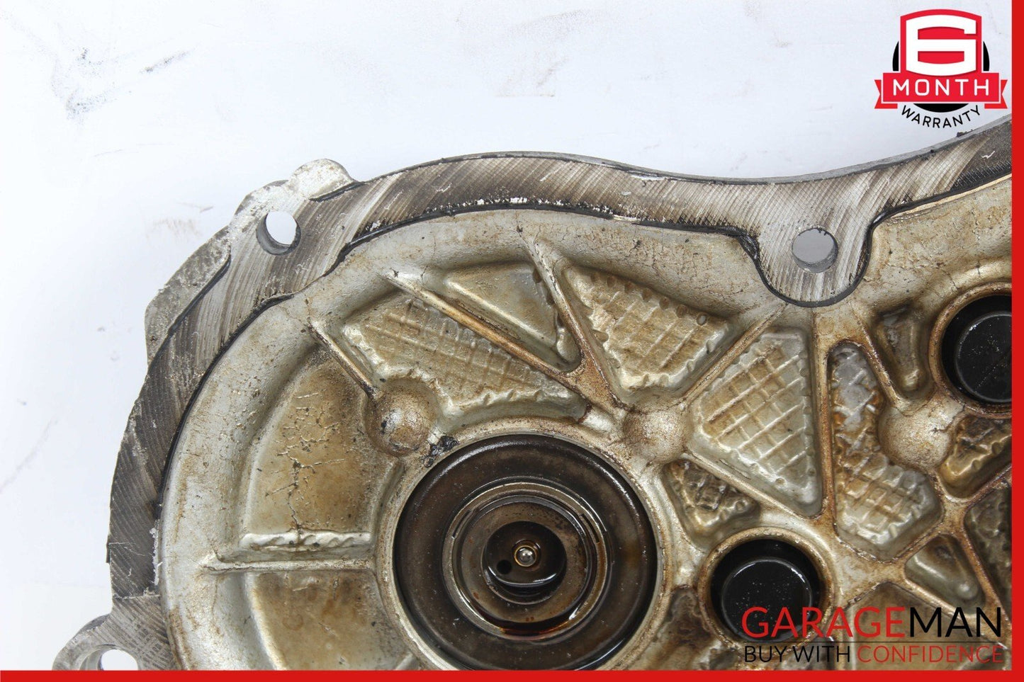 05-13 Mercedes W211 E350 Front Left Side Engine Timing Chain Cover Plate OEM