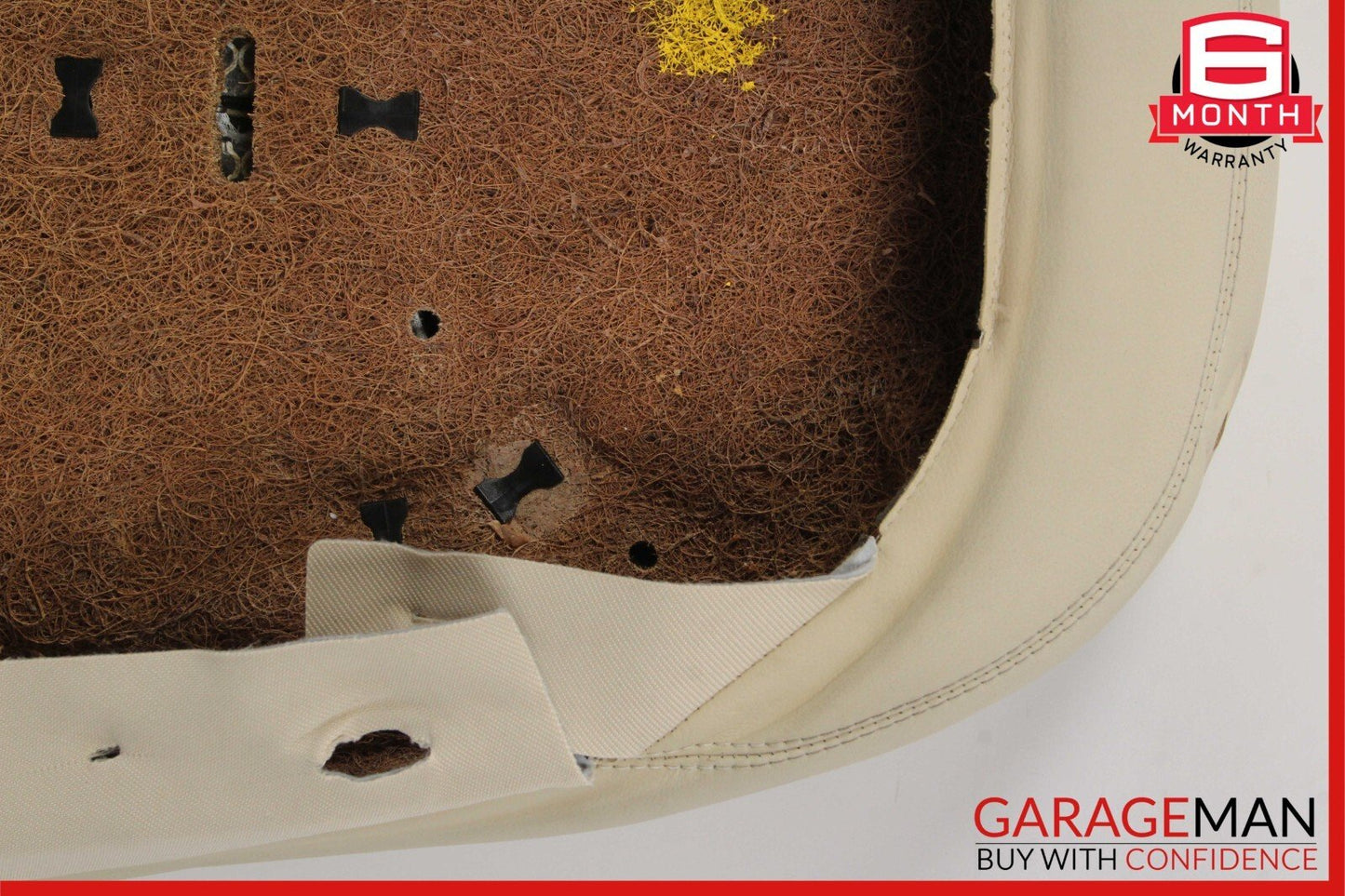 03-06 Mercedes R230 SL500 Front Right Side Upper Top Seat Cushion Cover Beige