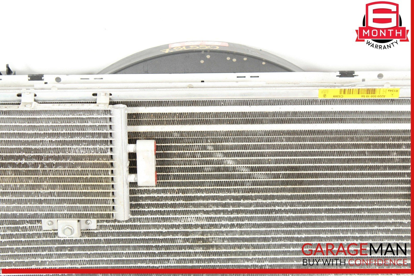 03-08 Mercedes R230 SL550 SL500 Engine Motor Cooling Radiator Assembly OEM