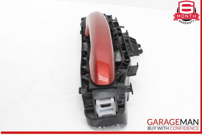 15-20 Mercedes W205 C300 Rear Left Driver Side Exterior Door Handle Red OEM