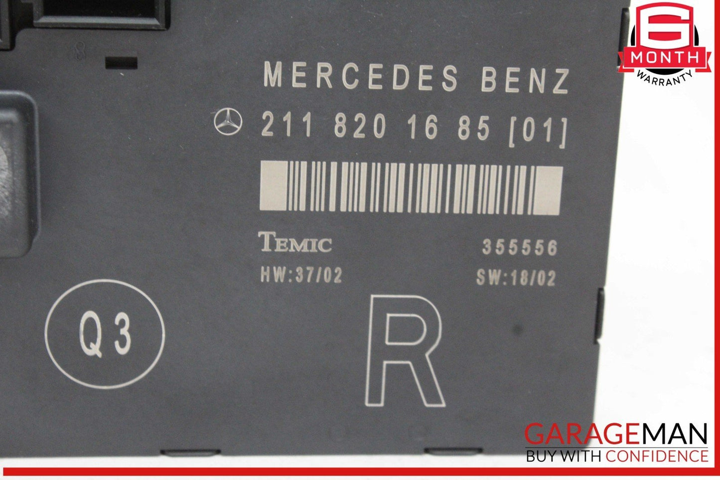 03-09 Mercedes W211 E320 Front Right Passenger Side Door Control Module Unit OEM