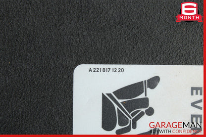 07-14 Mercedes CL550 S63 AMG Front Right Sun Visor Shade Sunvisor Suede Black