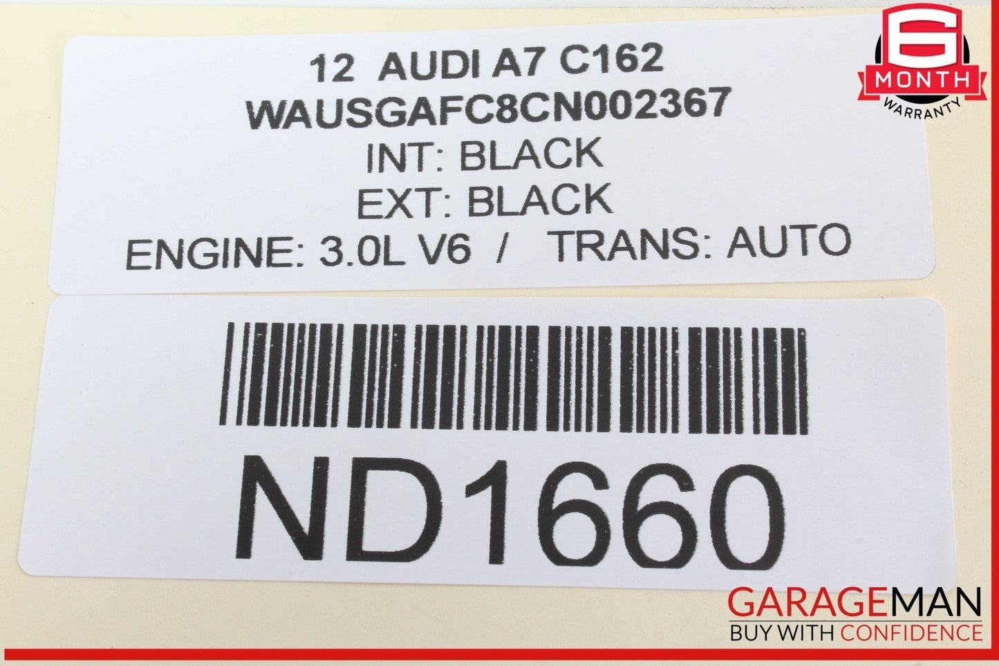 12-18 Audi A7 A6 Quattro Rear Left Driver Side Door Lock Latch Actuator OEM