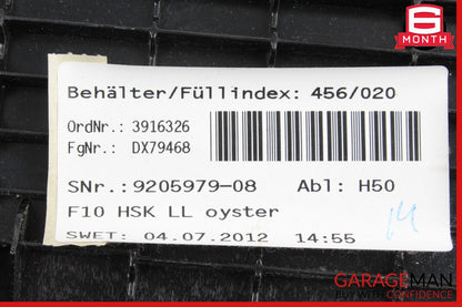 11-16 BMW 525i 535i 550i Front Glove Box Storage Compartment 9205979 OEM