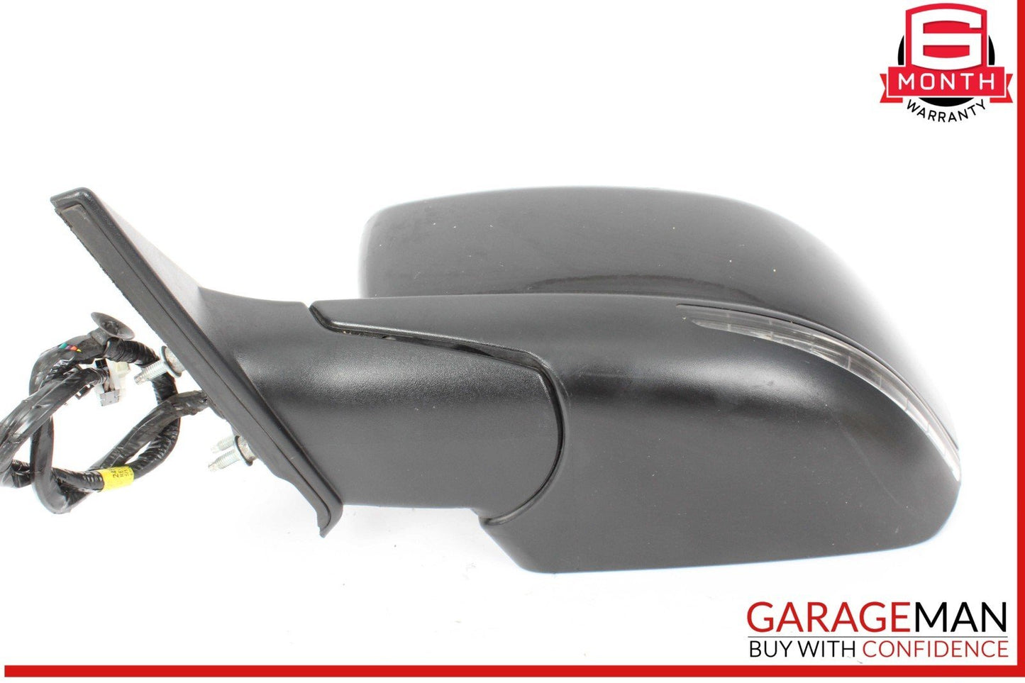 14-17 Maserati Ghibli S Front Left Driver Side Door Rear View Mirror Black OEM