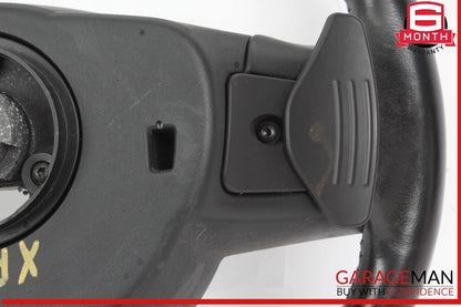 12-15 Jaguar X250 XF Steering Wheel w/ Paddle Shifters Black CX23ABLEG OEM