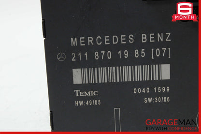 03-09 Mercedes W211 E350 E500 E63 AMG Front Left Side Door Control Module Unit