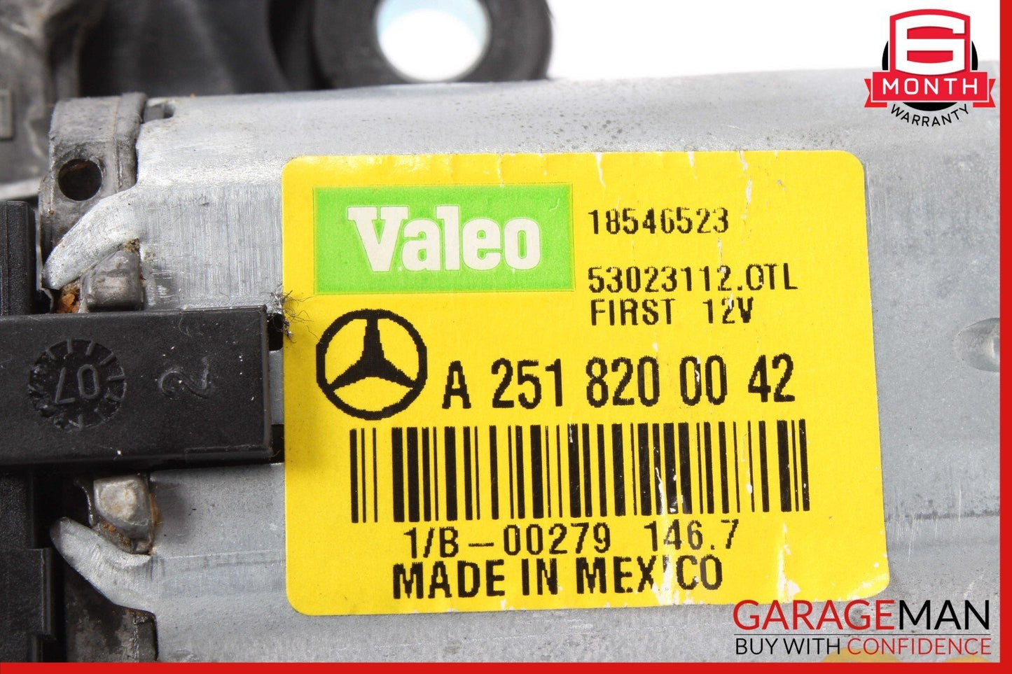 06-19 Mercedes X164 GL450 ML350 Rear Glass Windshield Wiper Motor 2518200042 OEM