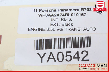 10-16 Porsche Panamera 970 Floor Gear Shift Shifter Selector Box w/ Knob OEM