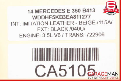 08-20 Mercedes W204 C250 C350 E350 Headlight Fog Light Switch Control Module OEM