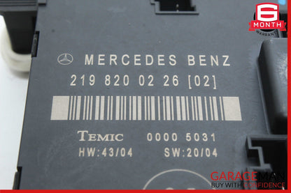 06-11 Mercedes W219 CLS550 Rear Left Side Door Control Module 2198200226 OEM
